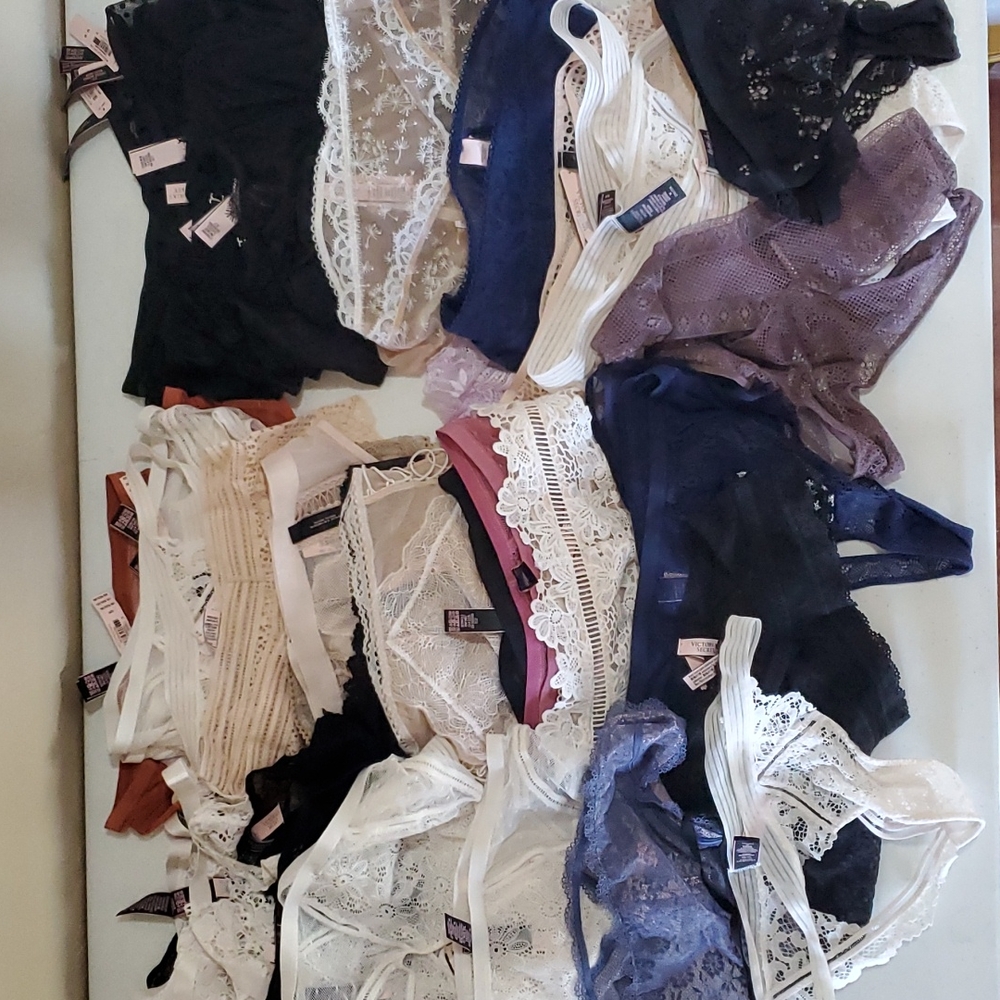 NWT!  50 PIECE VICTORIA'S SECRET PANTY MIXED LOT